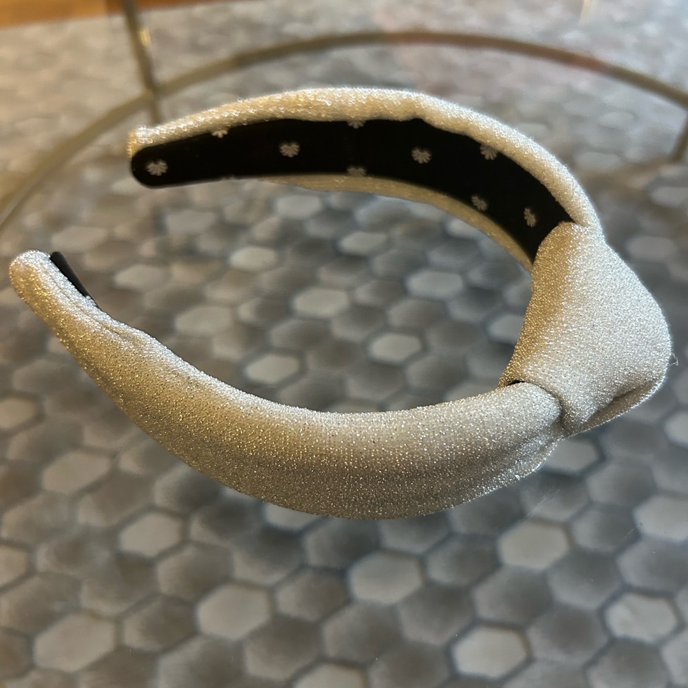 Lele Sadoughi Silver Knot Headband